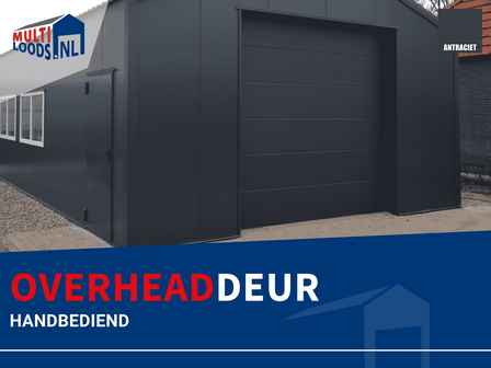 Overheaddeur 7m brede loods multiloods.nl