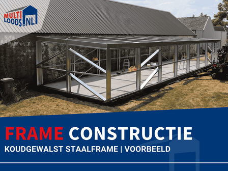 Voorbeeld constructie 5m breed Multiloods.nl