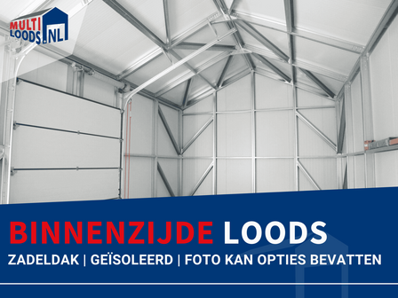 Binnenzijde schuindak loods Multiloods.nl