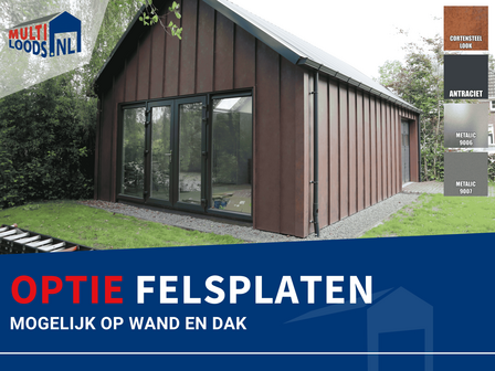 Felsplaten op uw platdak Multiloods.nl