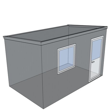 Basic prefab berging | Lessenaarsdak