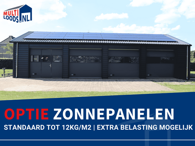 Zonnepanelen door Multi Loods