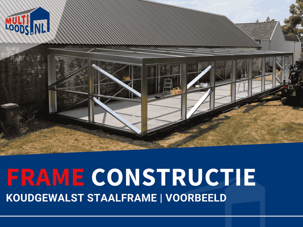 Voorbeeld constructie 5m breed Multiloods.nl